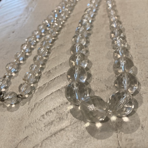 Art deco crystal necklace - Picture 3 of 7